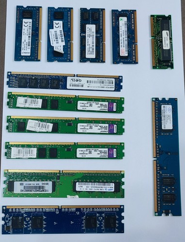 Lotto schede memoria ram - schede,
