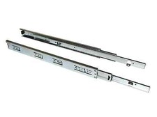 Guida guide per cassetti estrazione totale  Emuca fissaggio a squadra kg 40