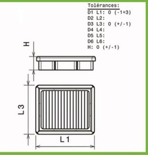 Filtre a air Green pour Suzuki