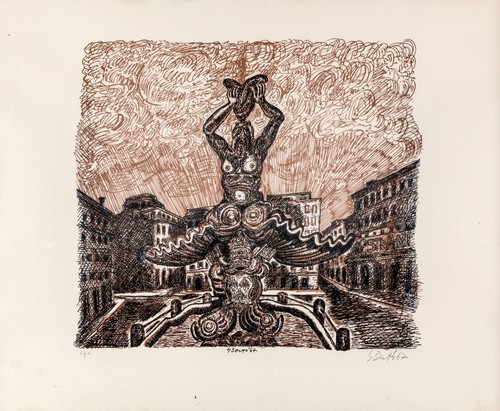 Gianpaolo berto litografia - berto,