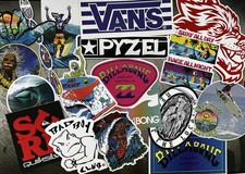 SURF STICKER Lotto 7 Adesivi