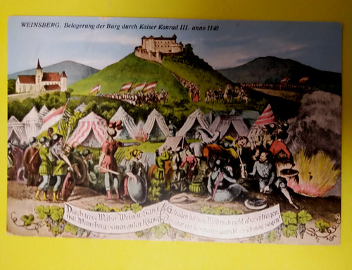 Cartolina weinsberg assedio - cartolina,