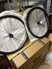 Coppia ruote nuove Gravel o bici corsa in carbonio freno a disco novatec r3