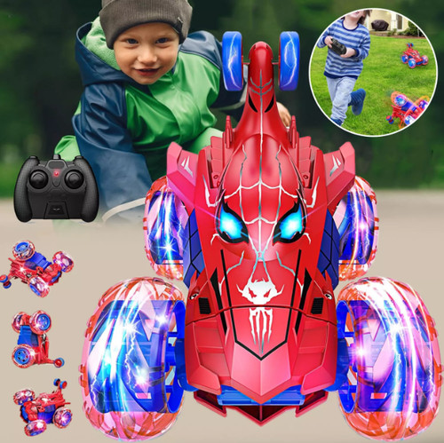 Spiderman stunt car bambini - spiderman,