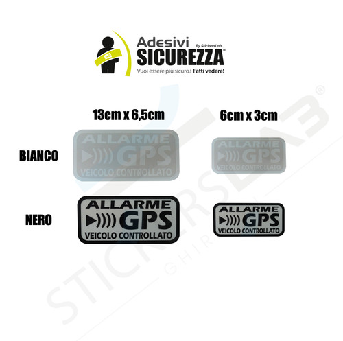 Adesivi allarme gps antifurto - gps,