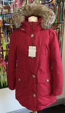 Giacca Woolrich Arctic Parker Pelliccia Staccabile Giacomo Rosso Crimsi X-LARGE 42