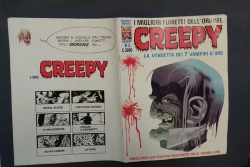 Creepy numero edizioni - creepy, 3,