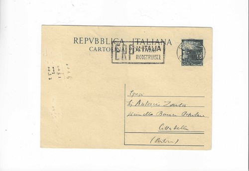 Italia 18 i 1951 - /,