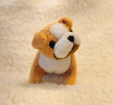 BULLDOG CANE PUPAZZO PELUCHE TRUDI CON ETICHETTA ORIGINALE VINTAGE - COLLEZIONE