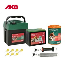 KIT RECINTO ELETTRICO AKO RECINZIONE PER CANI CAVALLI CINGHIALI FILO BATTERIA