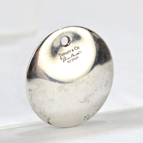 Collana con ciondolo disco - con,