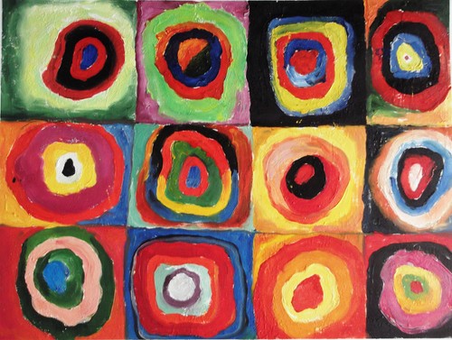 Kandinsky dipinto ad olio - kandinsky,