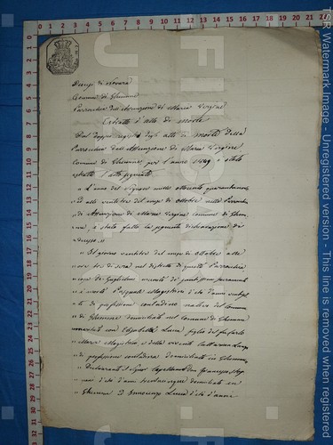 J7474 documento storico antico - storico,