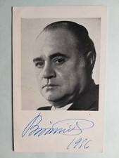 Tenore - Beniamino Gigli nato a Recanati - Autografo originale.