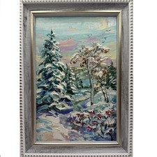 Paesaggio invernale Dipinto