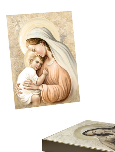 Quadro madonna con - bambino,