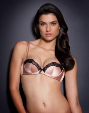 Reggiseno di seta rosa Agent