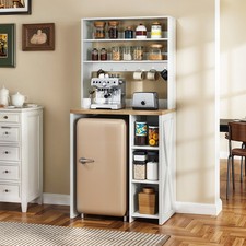 Mini frigorifero armadio 6 ripiani supporto frigo con portaoggetti freestadning panettiere rack