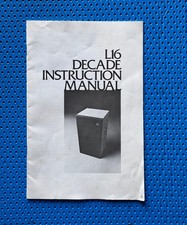 JBL L16 L-16 User Manual