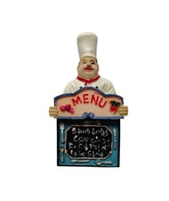 Zs/Calamita da Frigo in Resina Cuoco con Lavagna MENU 5628