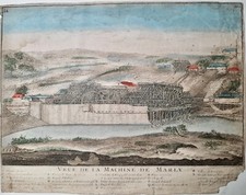 Vue de la machine de Marly Vue