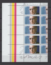 Repubblica Federale Tedesca Dehler Mi 1963 ** foglio illustrativo completamente tagliato #m317