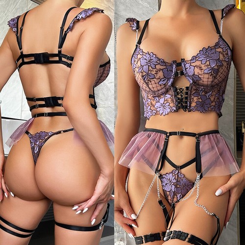 Set reggiseno donna sexy pizzo