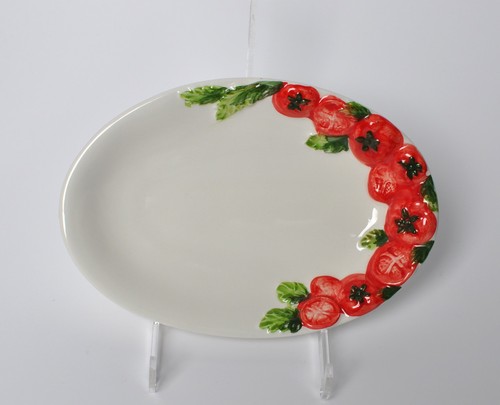 Bassano ceramica piatto - ceramica,