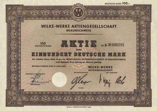 Wilke werk 1950 braunschweig - werk,