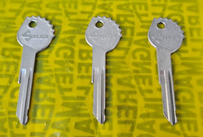 3 Chiavi Grezze Silca per auto d'epoca Opel Olympia Rekord P1 P2 Kapitan