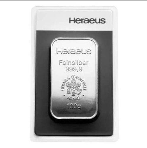 Heraeus lingotto argento