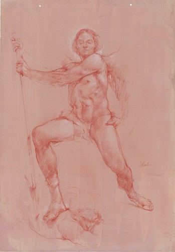 Disegno originale angelo - disegno,