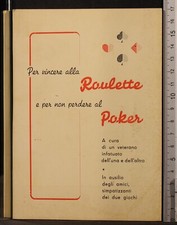 PER VINCERE ALLA ROULETTE E