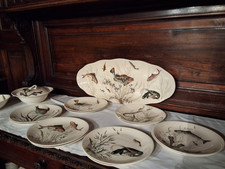 Servizio Piatti da pesce JOHNSON BROS per 12 con 18 Pezzi