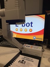 Lente di ingrandimento lettura elettronica E-bot ADV unità demo OCR Wi-Fi usata pochissimo