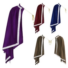 Costume guerriero medievale mantello cavaliere scialle rinascimentale uomo mezza spalla mantello