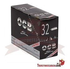 OCB CARTINE KING SIZE SLIM LUNGHE NERE PREMIUM E FILTRI IN CARTA 32 LIBRETTI