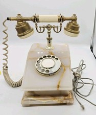 Telefono Vintage Marmo Rotante
