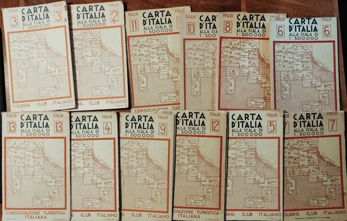 Cartine italia vintage - 13, d'italia