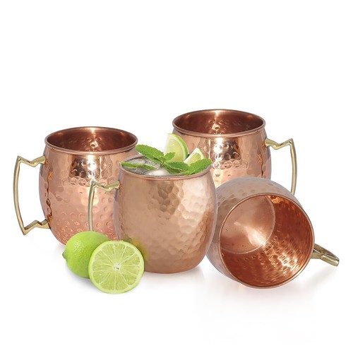 Tazze moscow mule 530ml - set, di