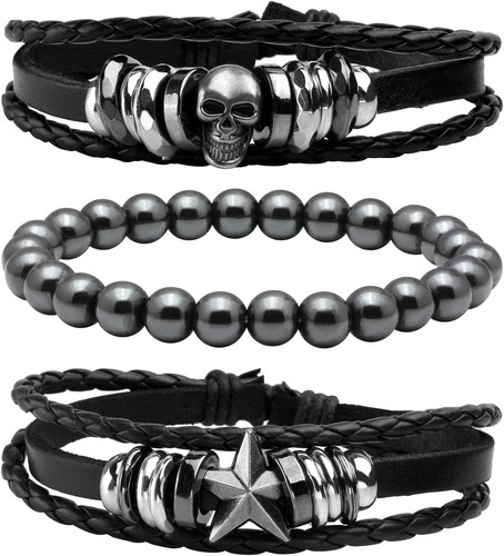 Pezzi bracciali pelle - bracciali,