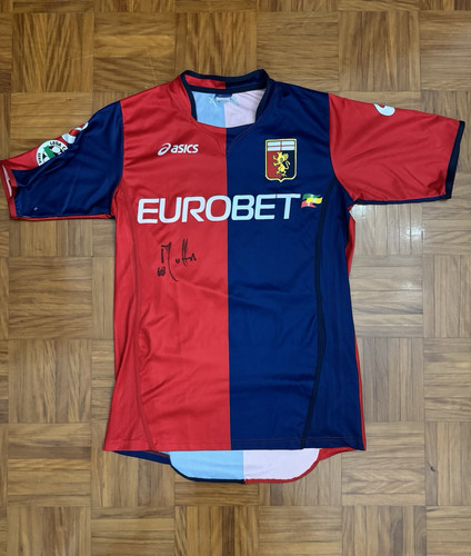 Maglia calcio match worn genoa - maglia,
