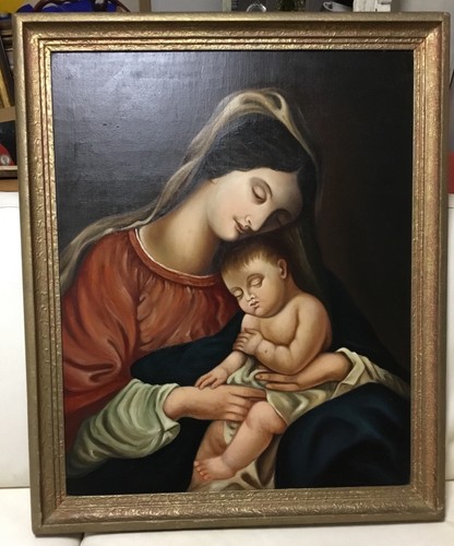 Antico dipinto olio su - 🌈,