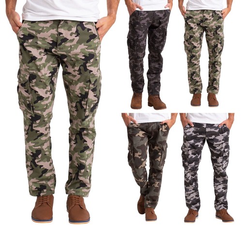 Pantalone cargo uomo esercito