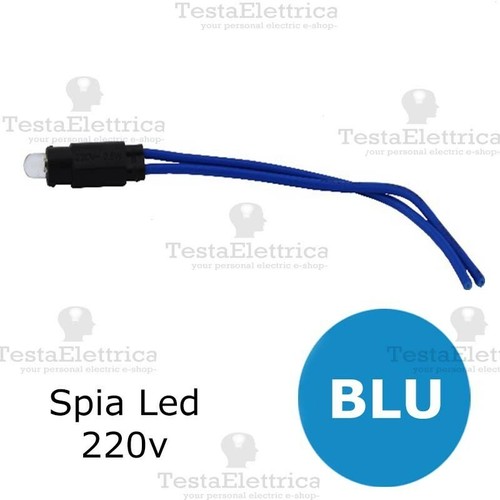 Spia led blu compatibile - led,