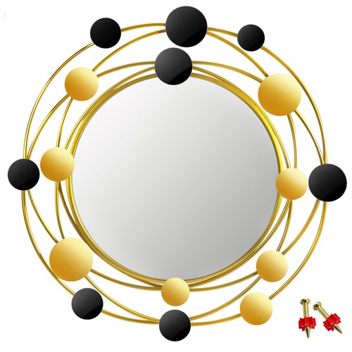 Specchio moderno accento oro