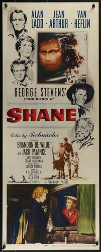 Shane 1953 locandina film - shane,