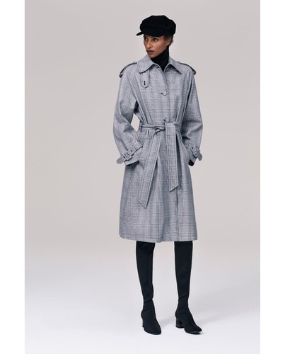 Zara trench donna nero bianco - zara,