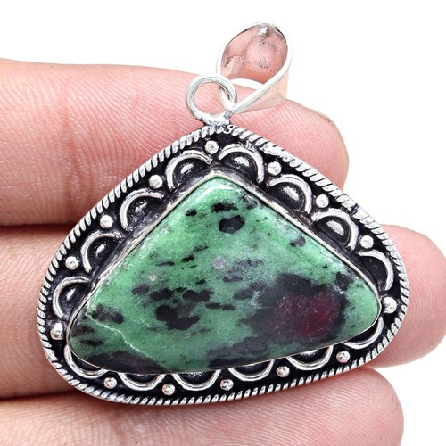 Ciondolo rubino zoisite gemma - rubino,