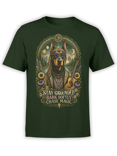Maglietta mystic guru doberman - maglietta,